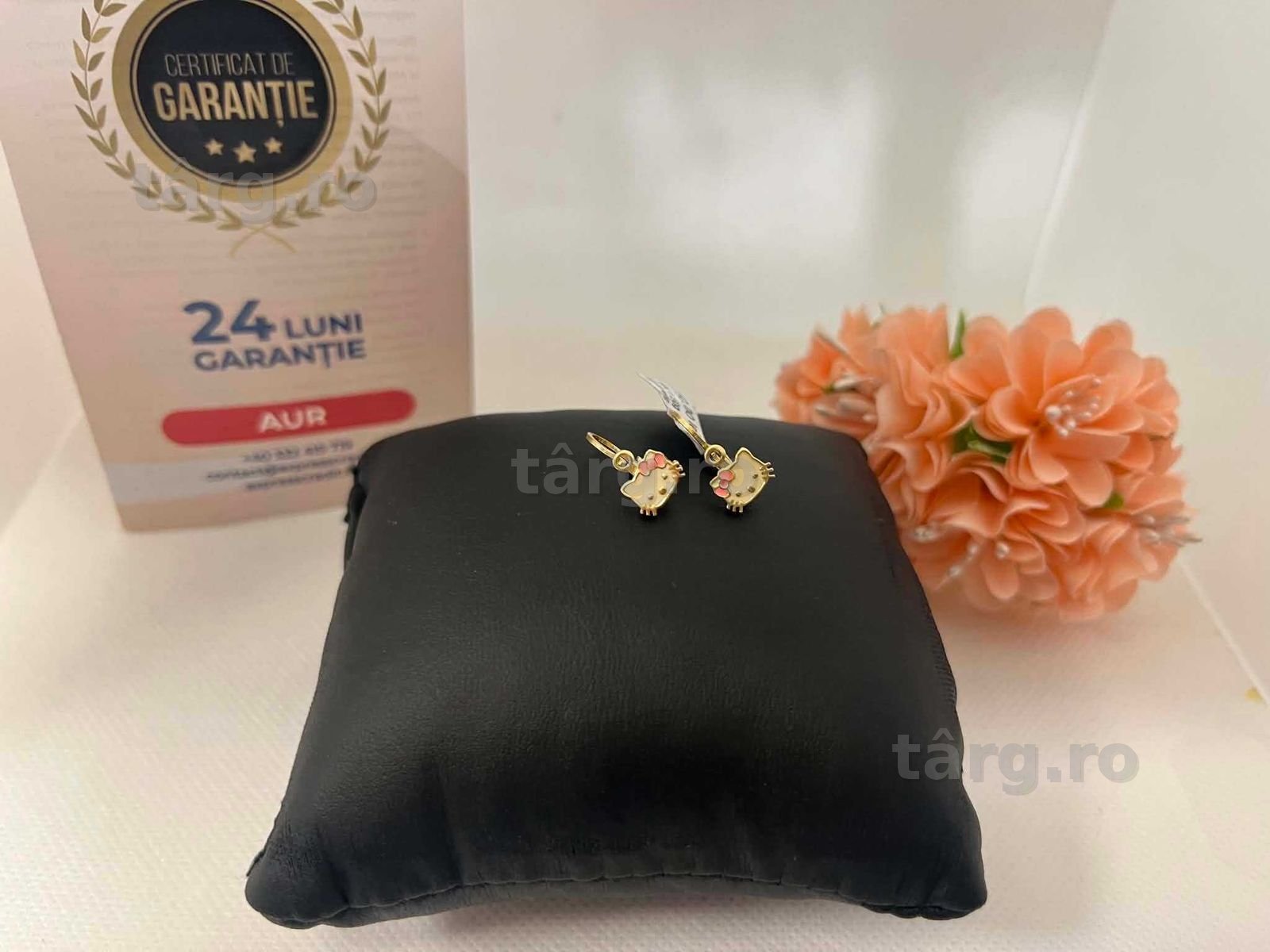 Cercei Aur 14k 1.52g (AG16 Moldova b32873)-Garantie 2 ani!
