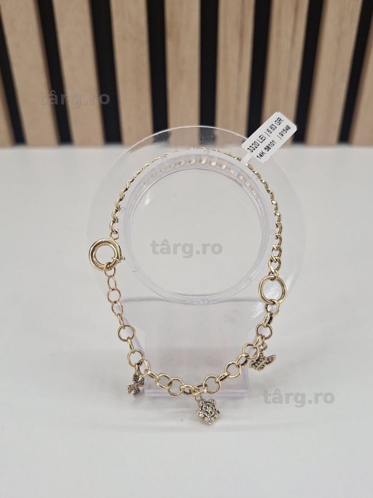 Bratara Aur 14K  6,63Gr  Lungime  22Cm  #58101