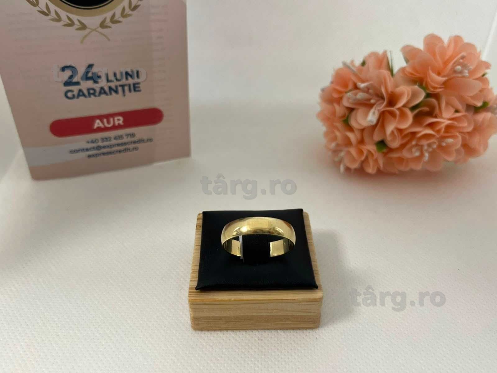 Set verighete aur 14K 2.86g&3.29g (Ag16 Moldova b33169.3/.4) - Garantie 2 ani!