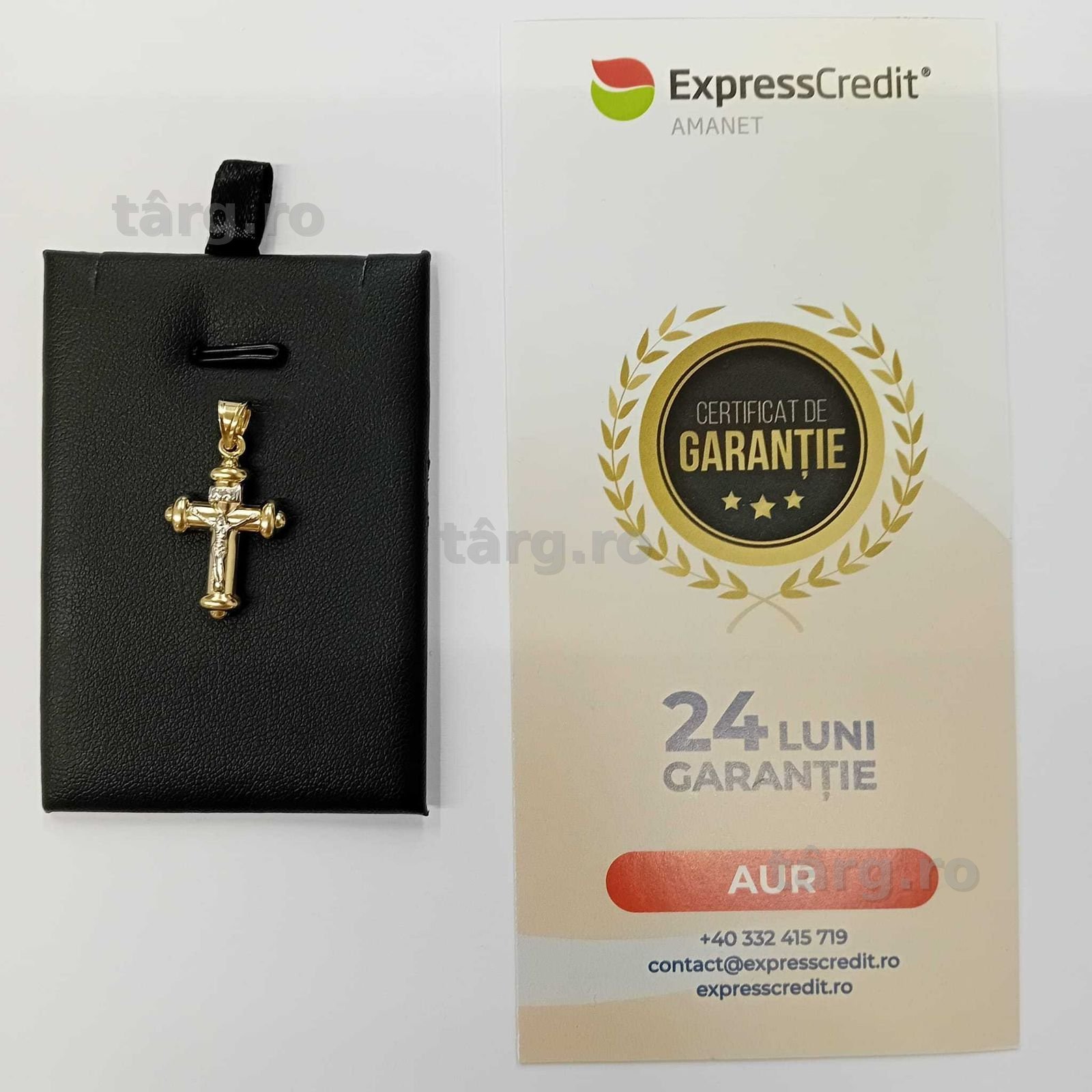Medalion Aur 14k 1.08g (ag49 Esplanada b.8675) 2 ani garantie