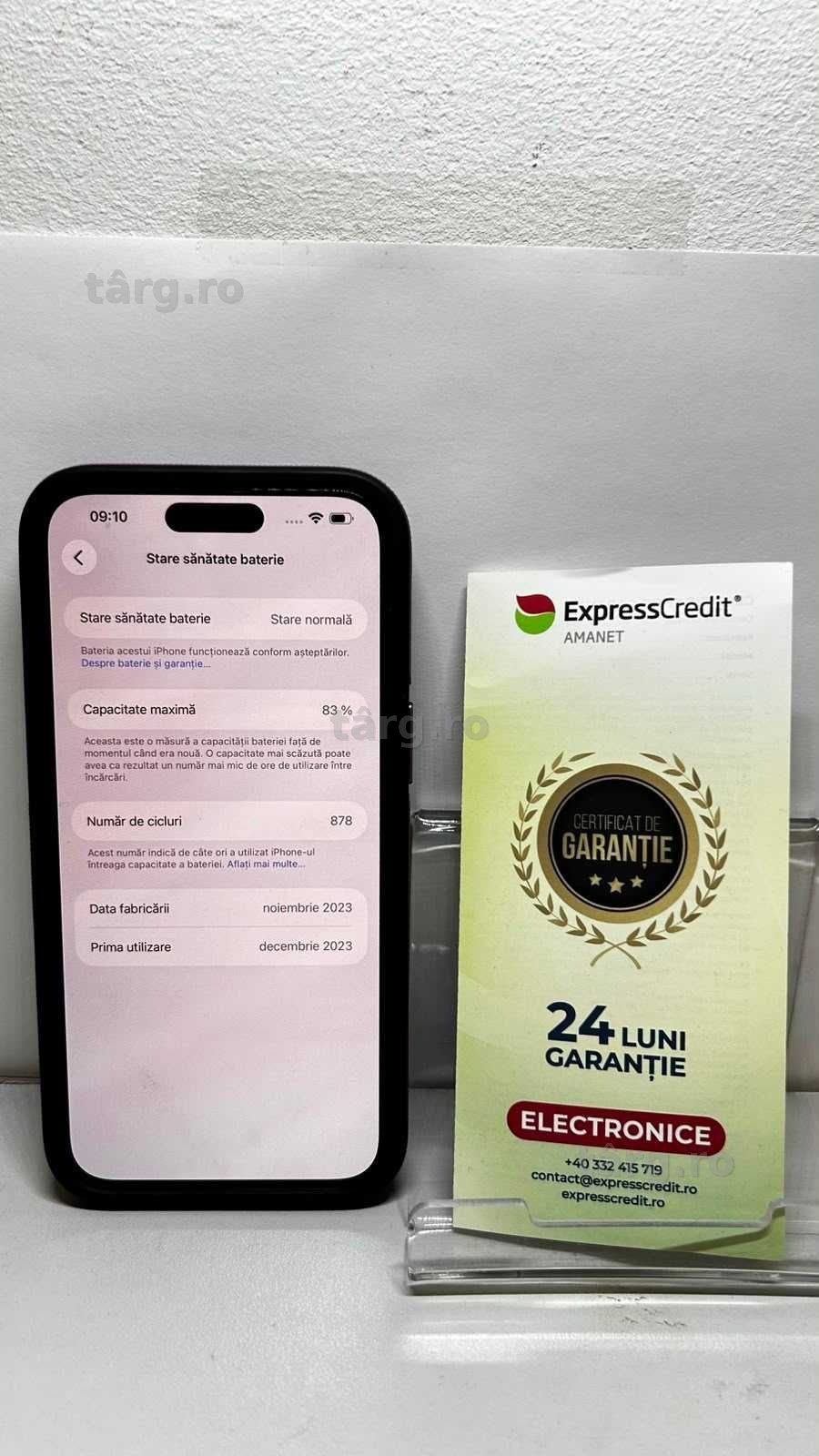 iPhone 15 Pro Max 256Gb (Ag4 Dacia B.52412) - Garantie 2 ani! 2