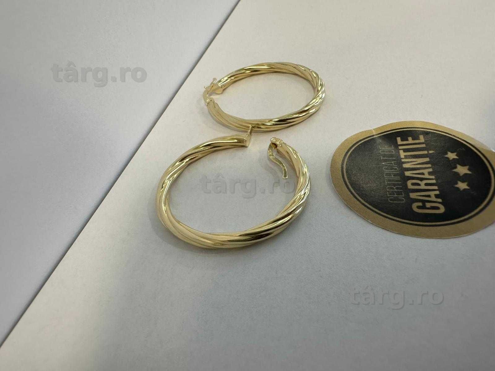 Cercei aur 14K 4.67 gr (ECA 39 / B.18590.1) Garantie 2 ani! 2