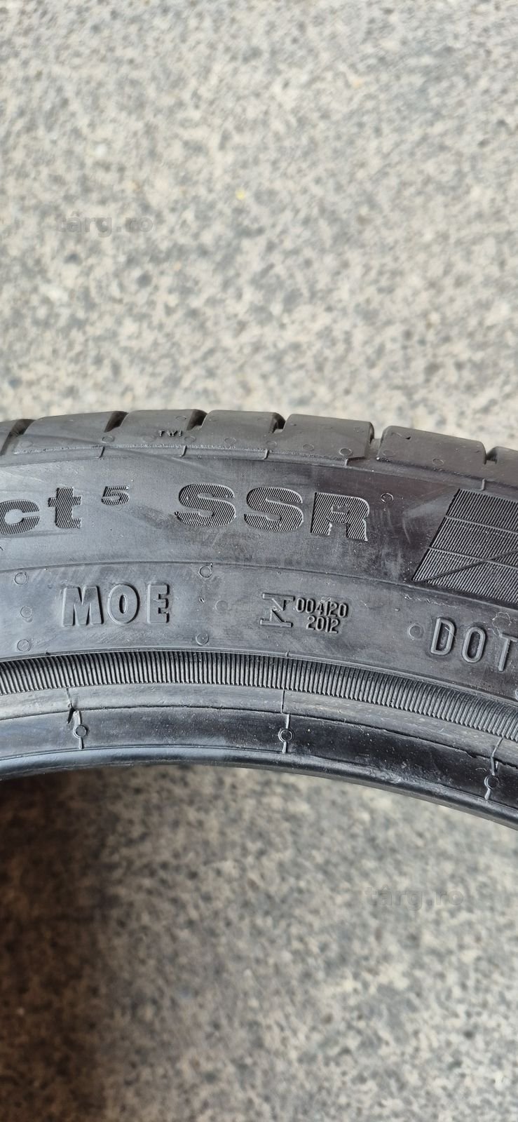 2 anvelope vara runflat ca si noi Continental 245/40/18,dot 2024.Pretul este pe bucata. 7