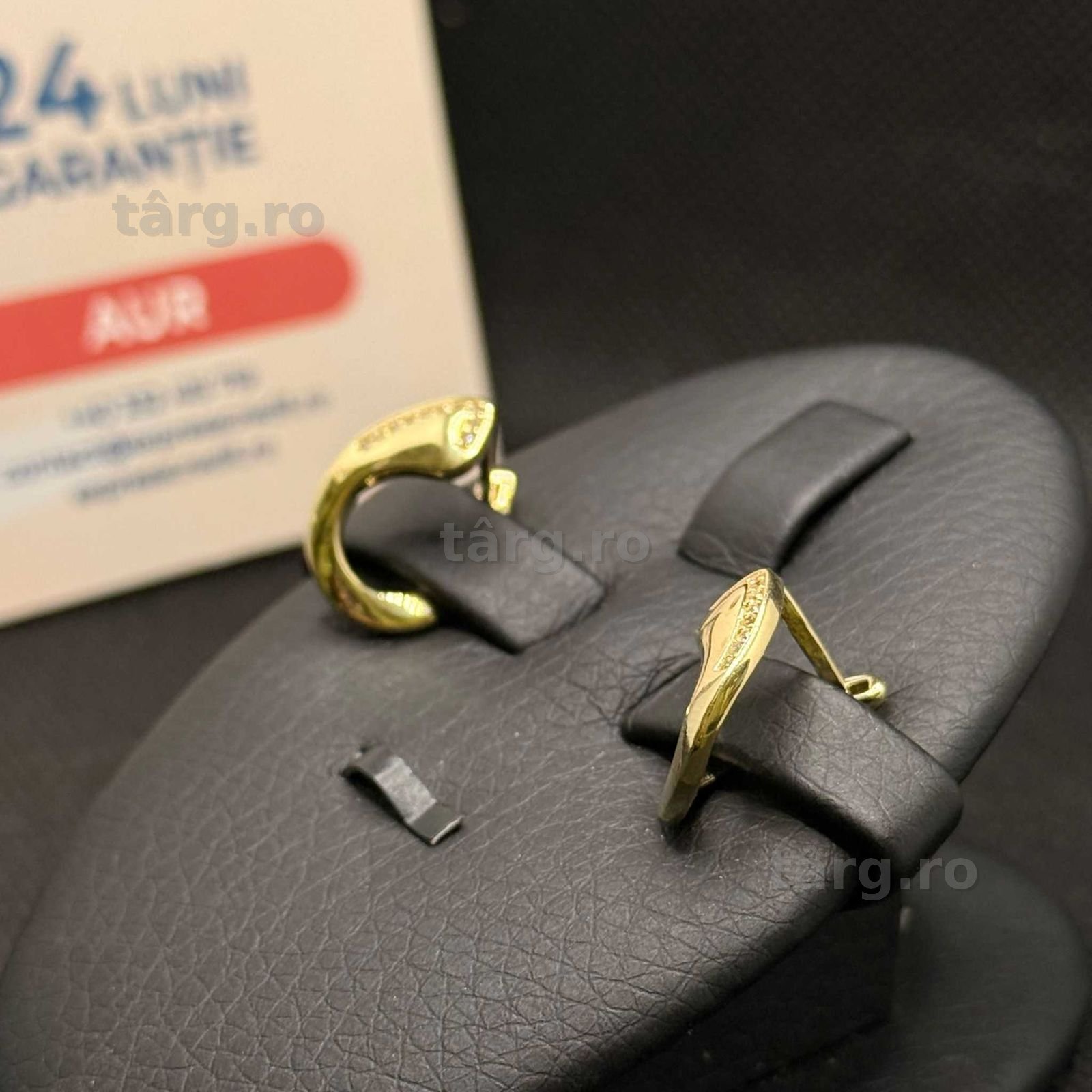 Cercei aur 14K 3.33g (AG15 Gara 1 B33349.2) Garantie 2 ani! 3