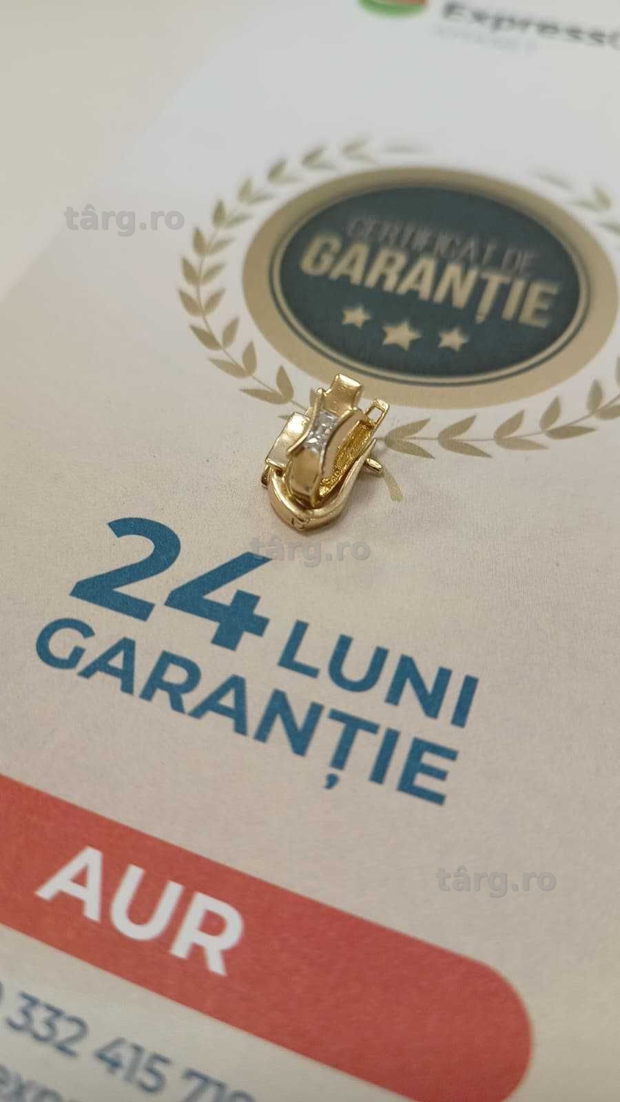 Cercei aur 14K 2.41gr [AG24 Harlau B.46312.1] - Garantie 2 ani! 2