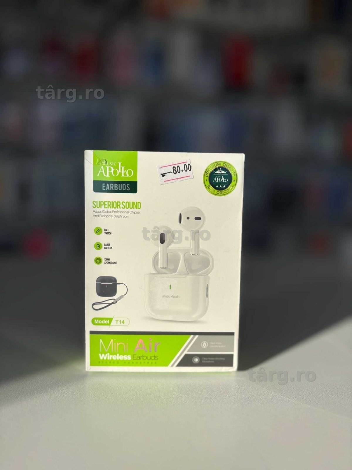 Casti Wireless, Control Atingere, TWS, Anulare Zgomot ANC,Afisare LED