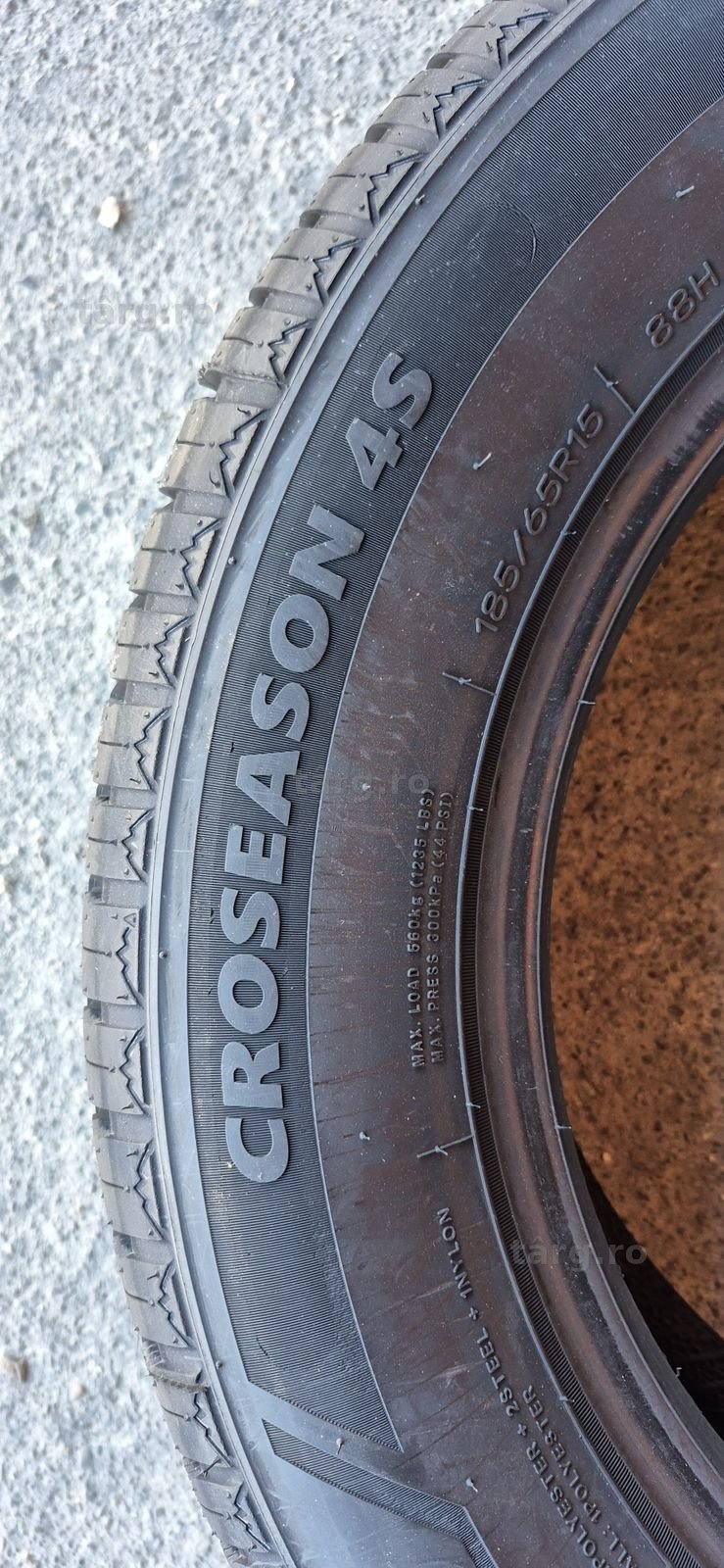 4 anvelope M+S noi Tercelo 185/65/15,dot 2025.Pretul este pe bucata. 5