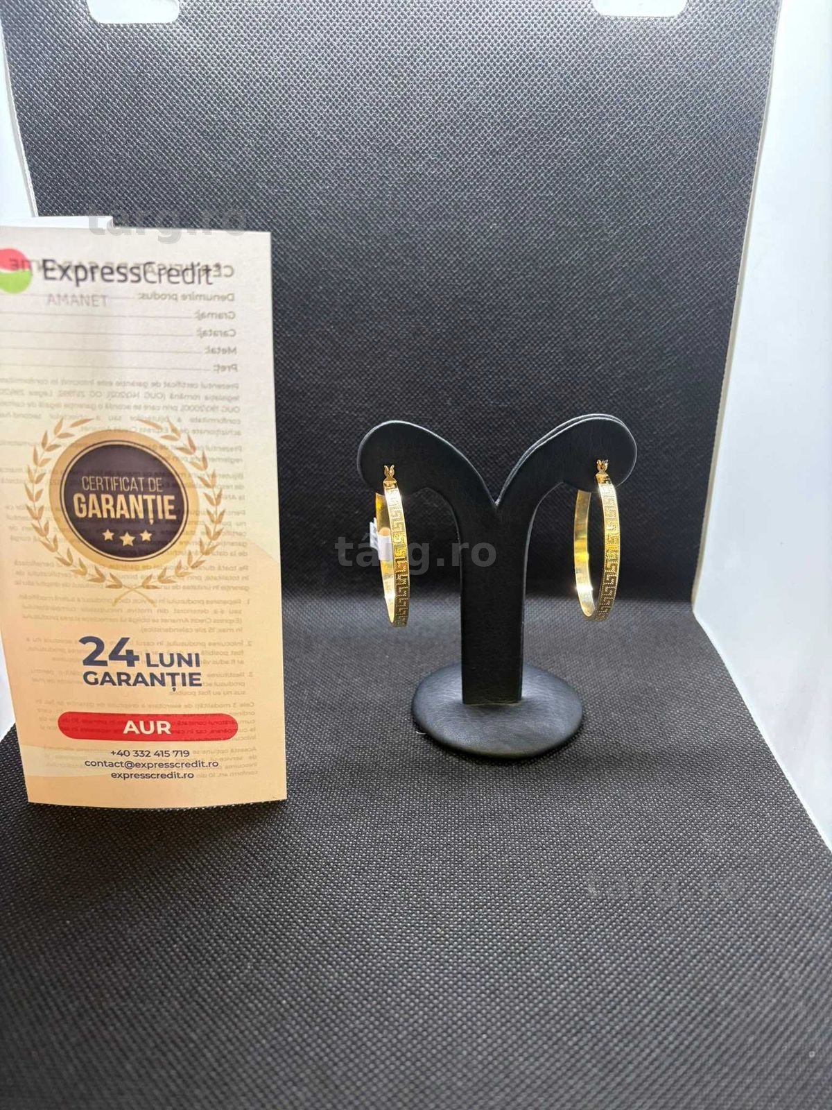 cercei aur 14k 5.3g (AG16 Moldova b32997.1) Garantie 2 ani!