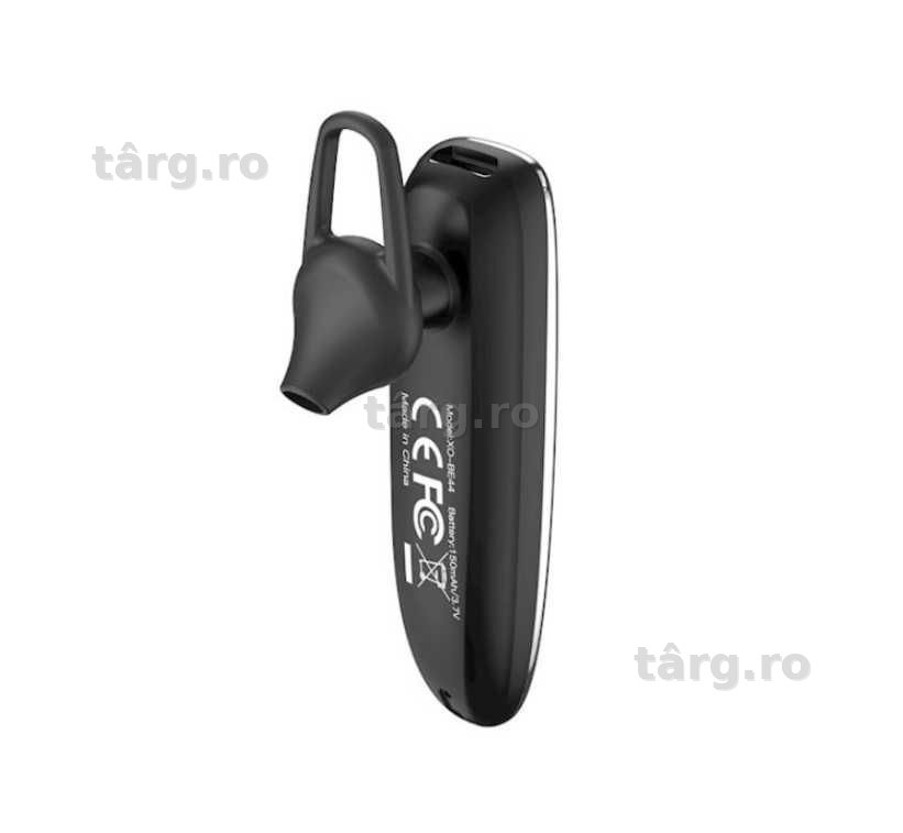Casca Wireless XO, Autonomie 10 Ore, BT 5.3, Buton control, Negru 6