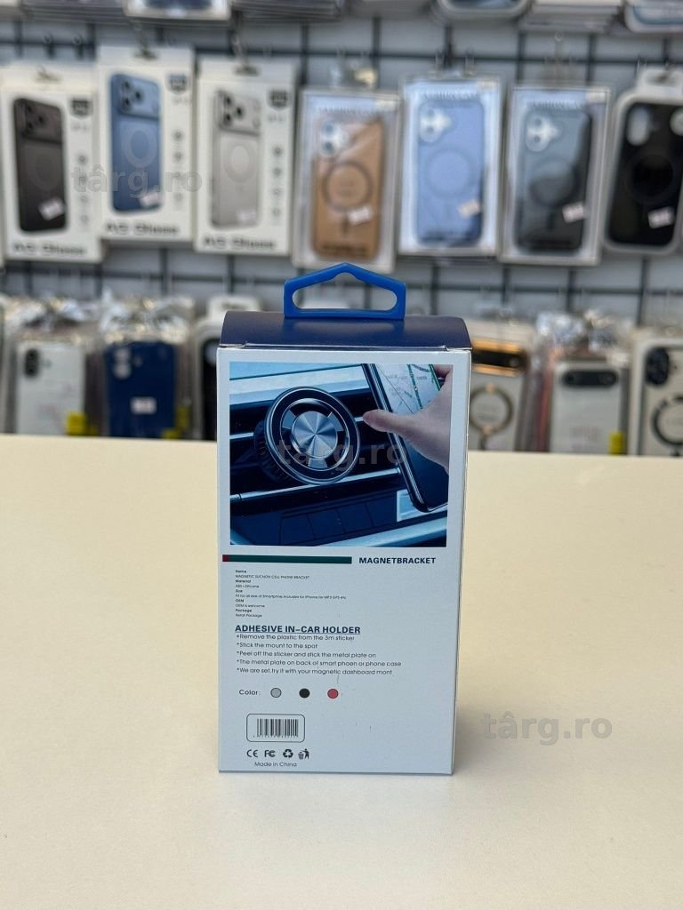 Suport Auto Pentru Telefon Rotund Magsafe Negru 2