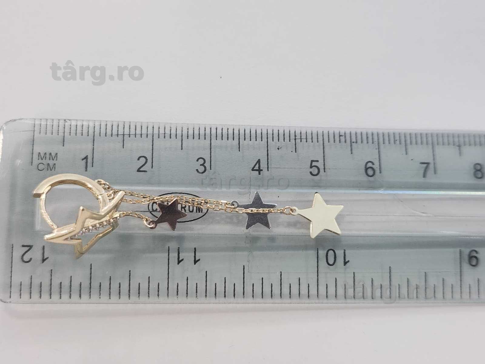 Cercei aur, 14k, 3.2g (b 68773.2 Ag2 Tudor) 2