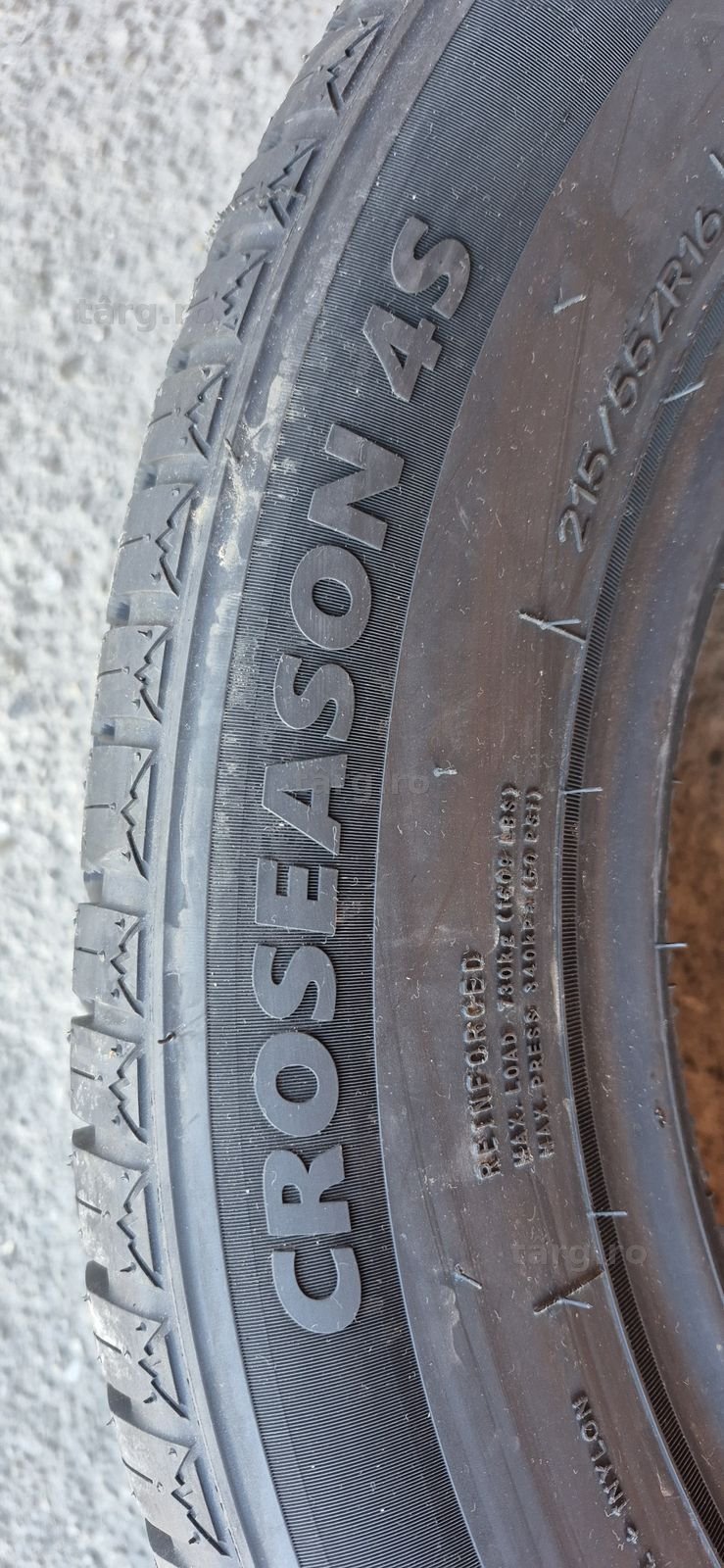 4 anvelope M+S noi Tercelo 215/55/16,dot 2025.Pretul este pe bucata. 5