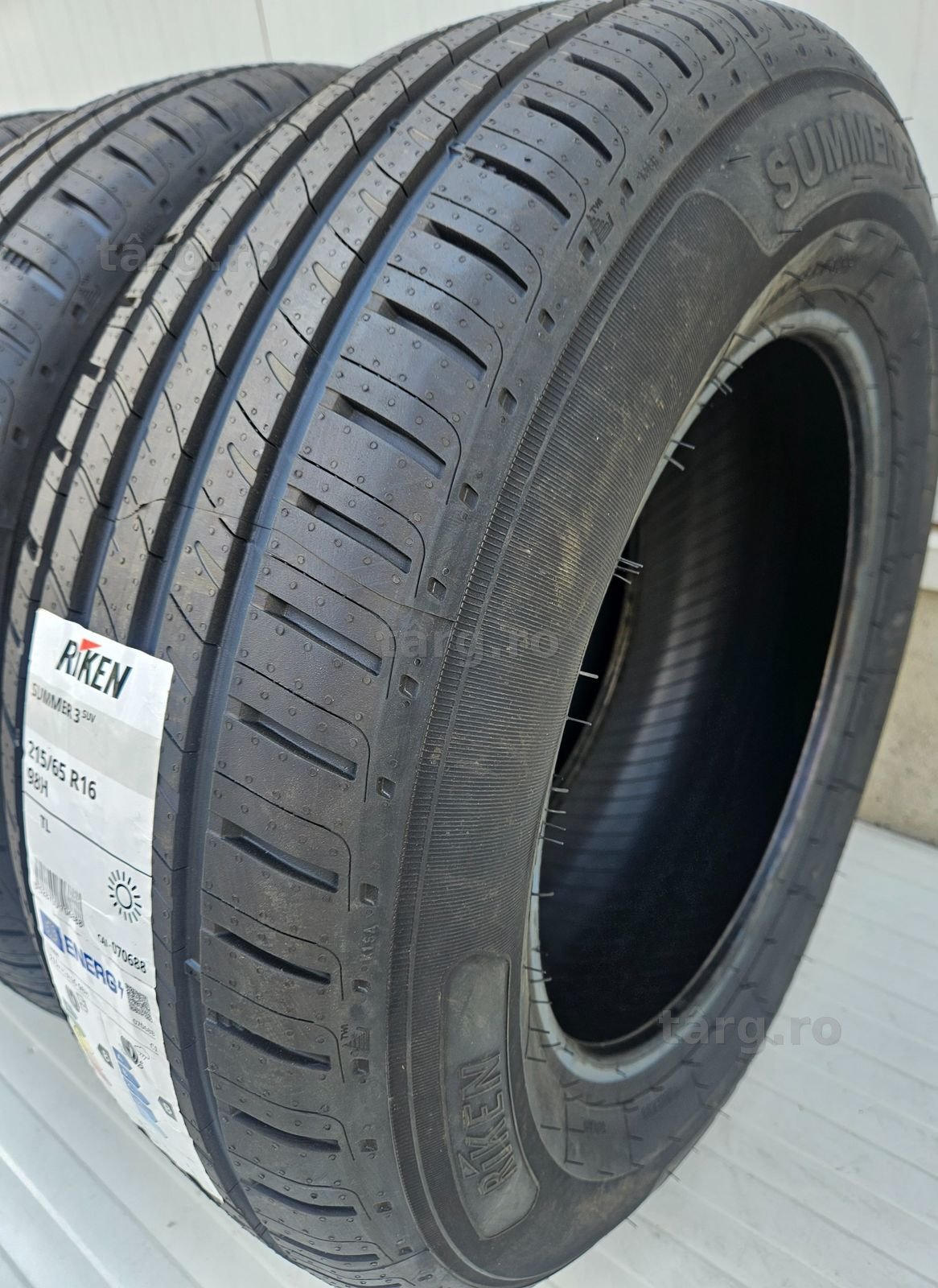 215/65 R16 98H RIKEN (By Michelin) Summer 3 B/B/71 Anvelope de vara 3