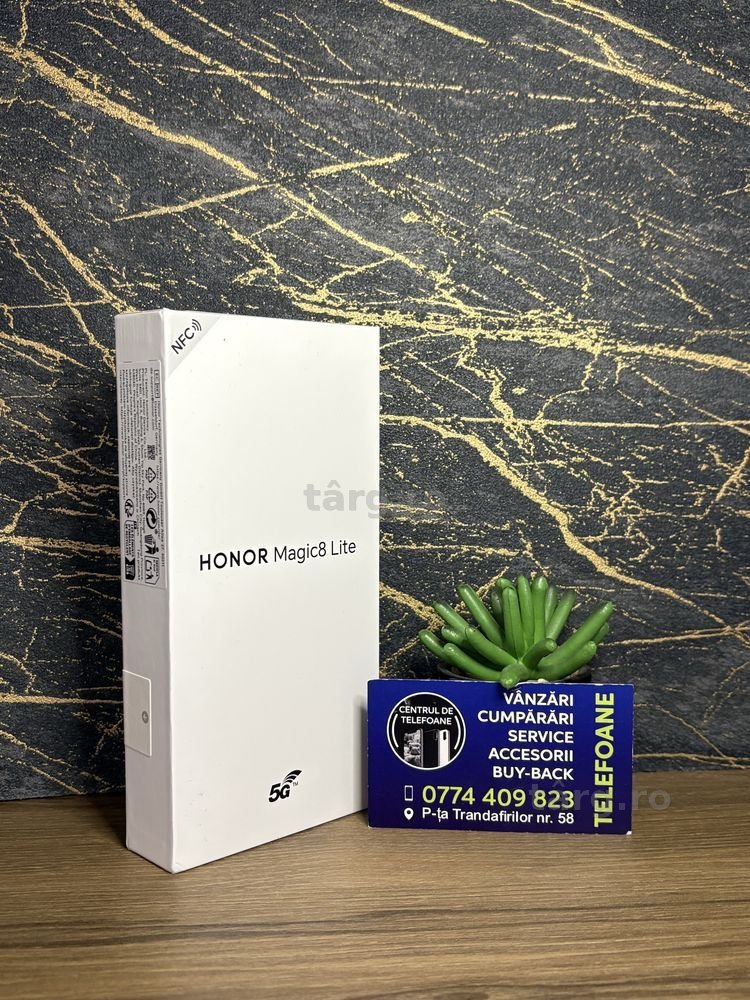 Honor magic 8 lite /256gb/Nou/Garantie 2 Ani centrul de Telefoane