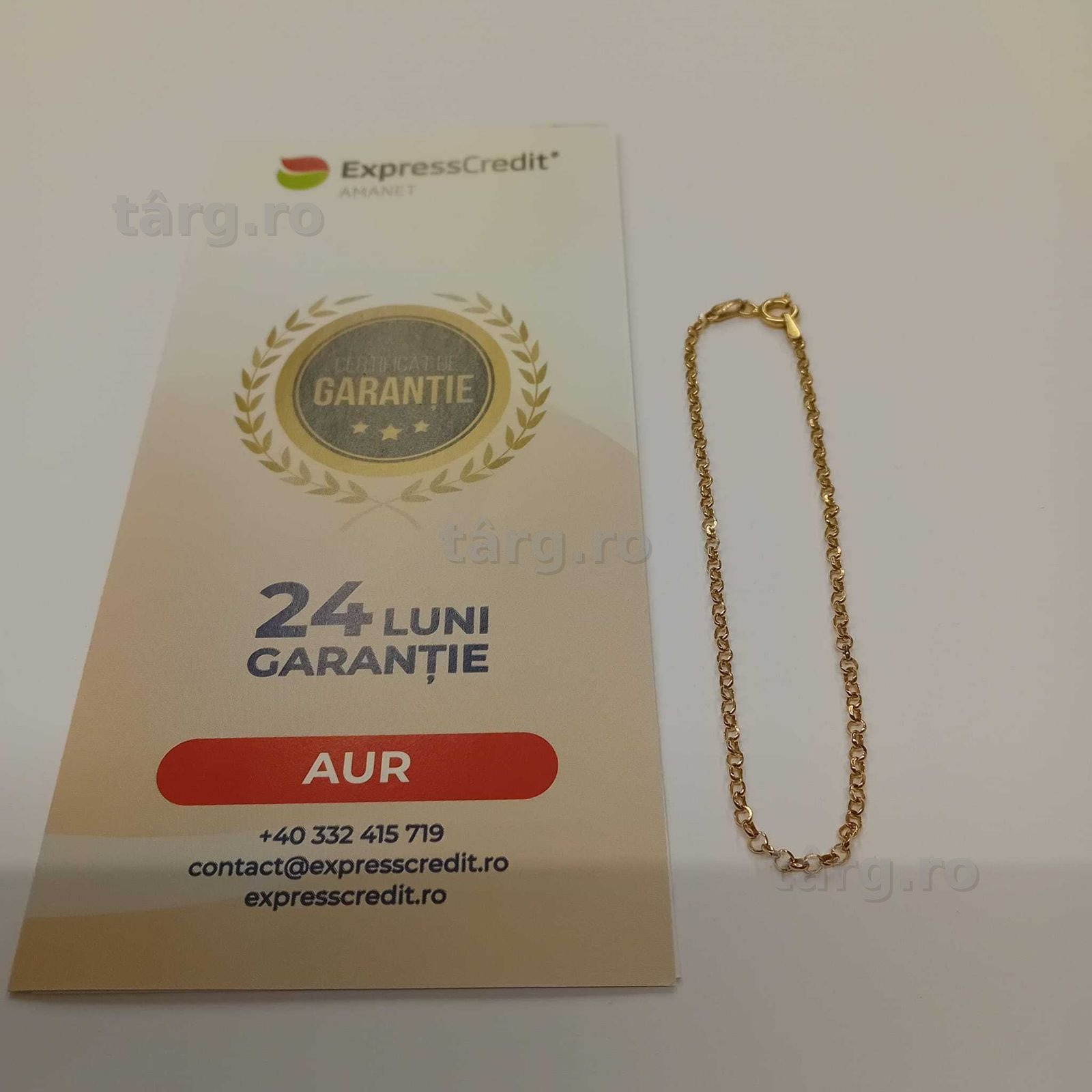 Bratara aur 14k (ag49 Esplanada b.8687.1)