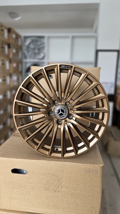 Jante Mercedes R18 5x112 Stil Turbine AMG Noi A B C E S CLA CLS CLE CLK GLA GLB GLC GLE GLS GLK ML Vito V-Class Maybach AMG Audi BMW VW