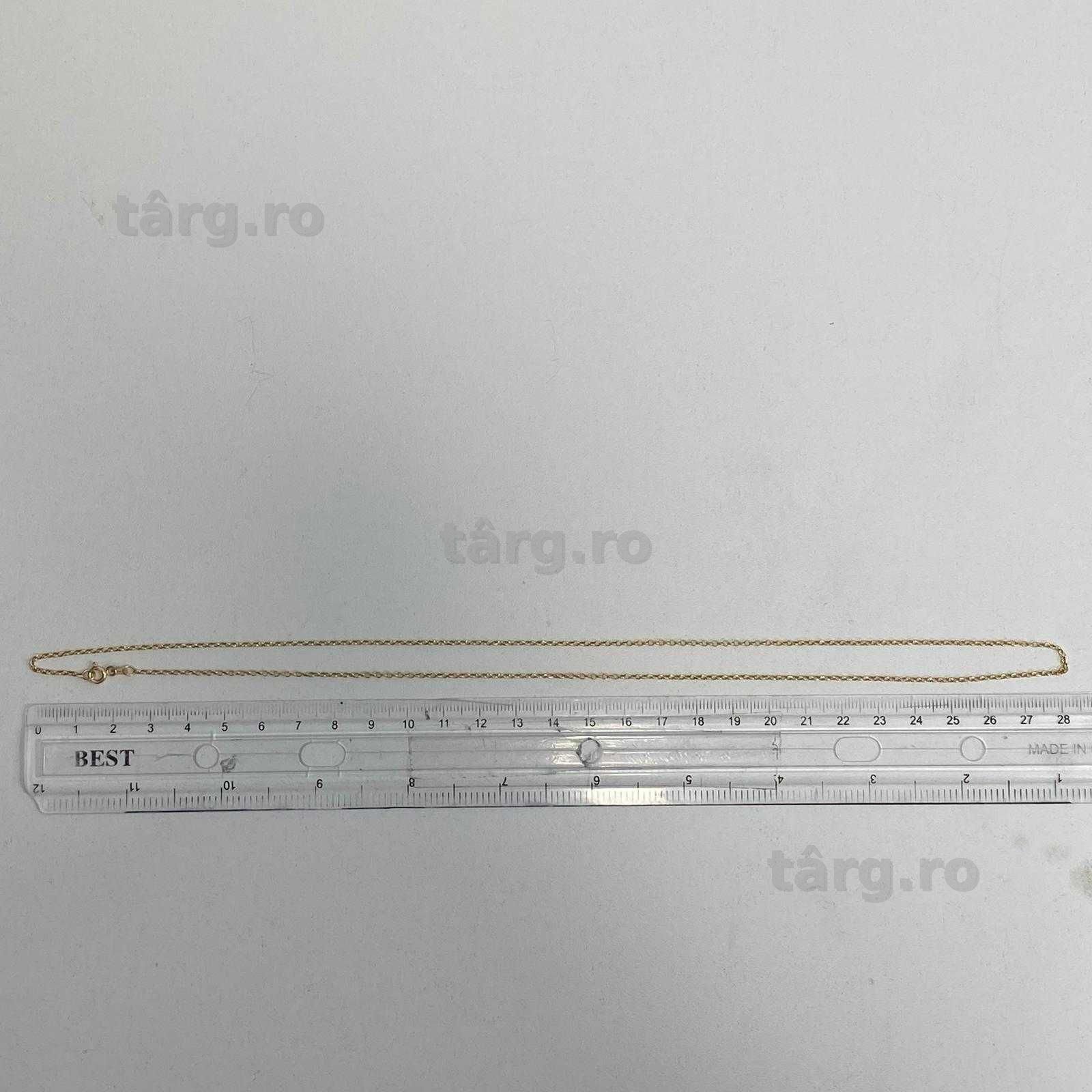 Lant aur 14k 5.24 (Ag13 55980.1) Garantie 2 ani! 2