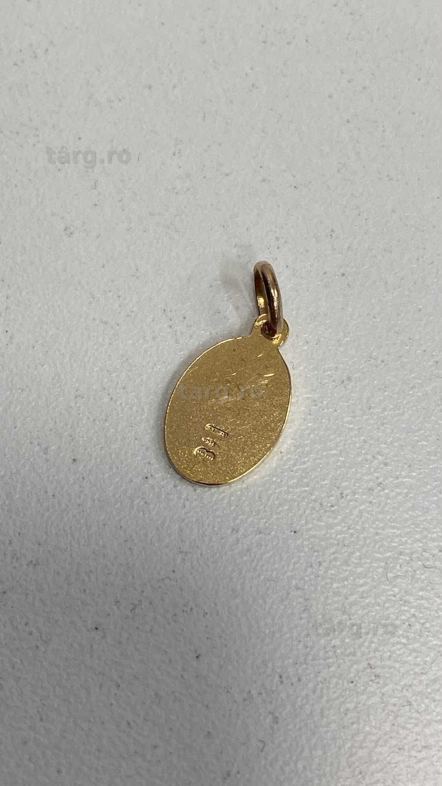 (AG13) Medalion aur 9K 0.98g (b.56180.1) Garantie 2 ani! 2