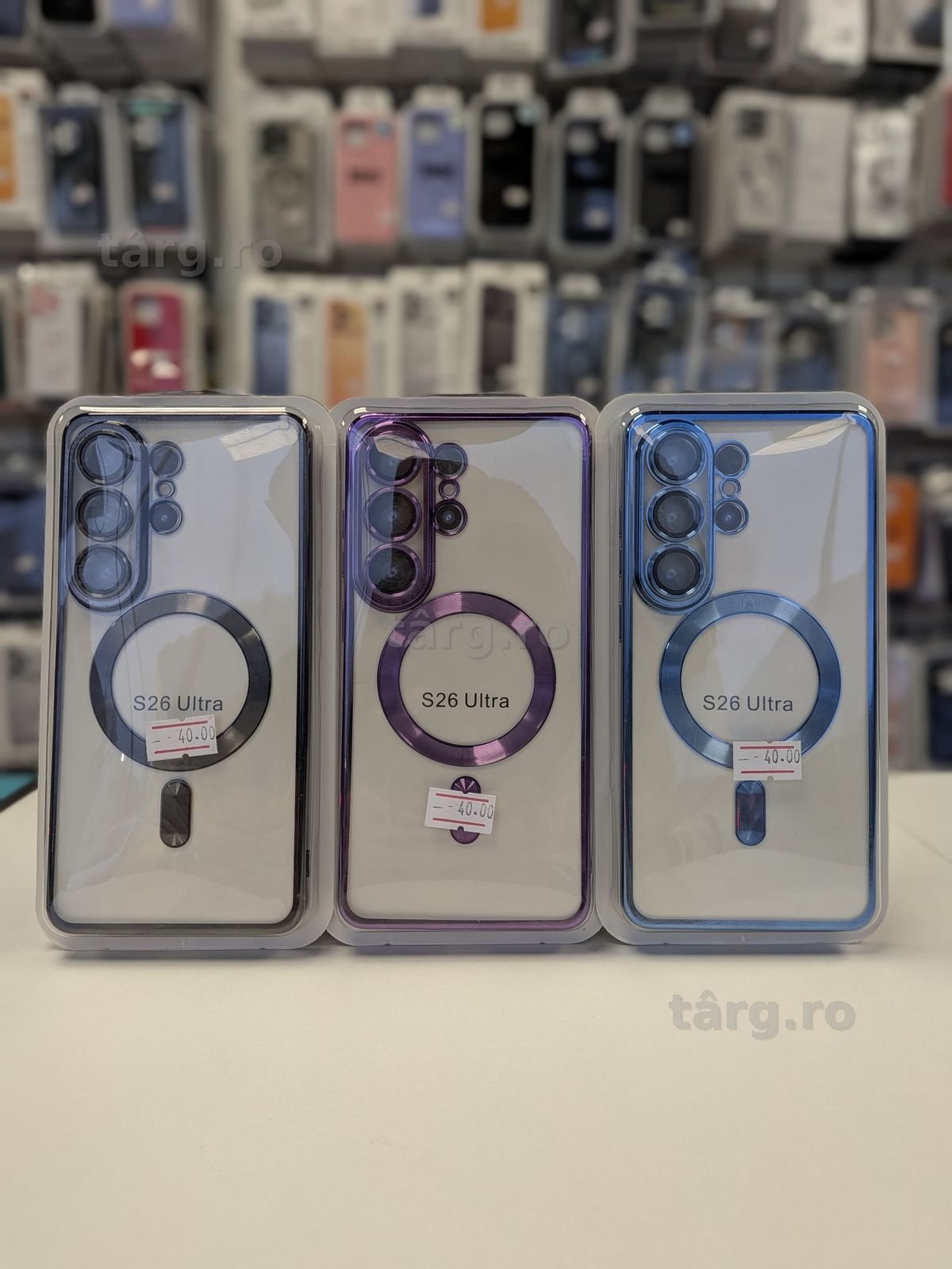 Folie, Cablu, Incarcator, Husa cu MagSafe Samsung S26 ultra