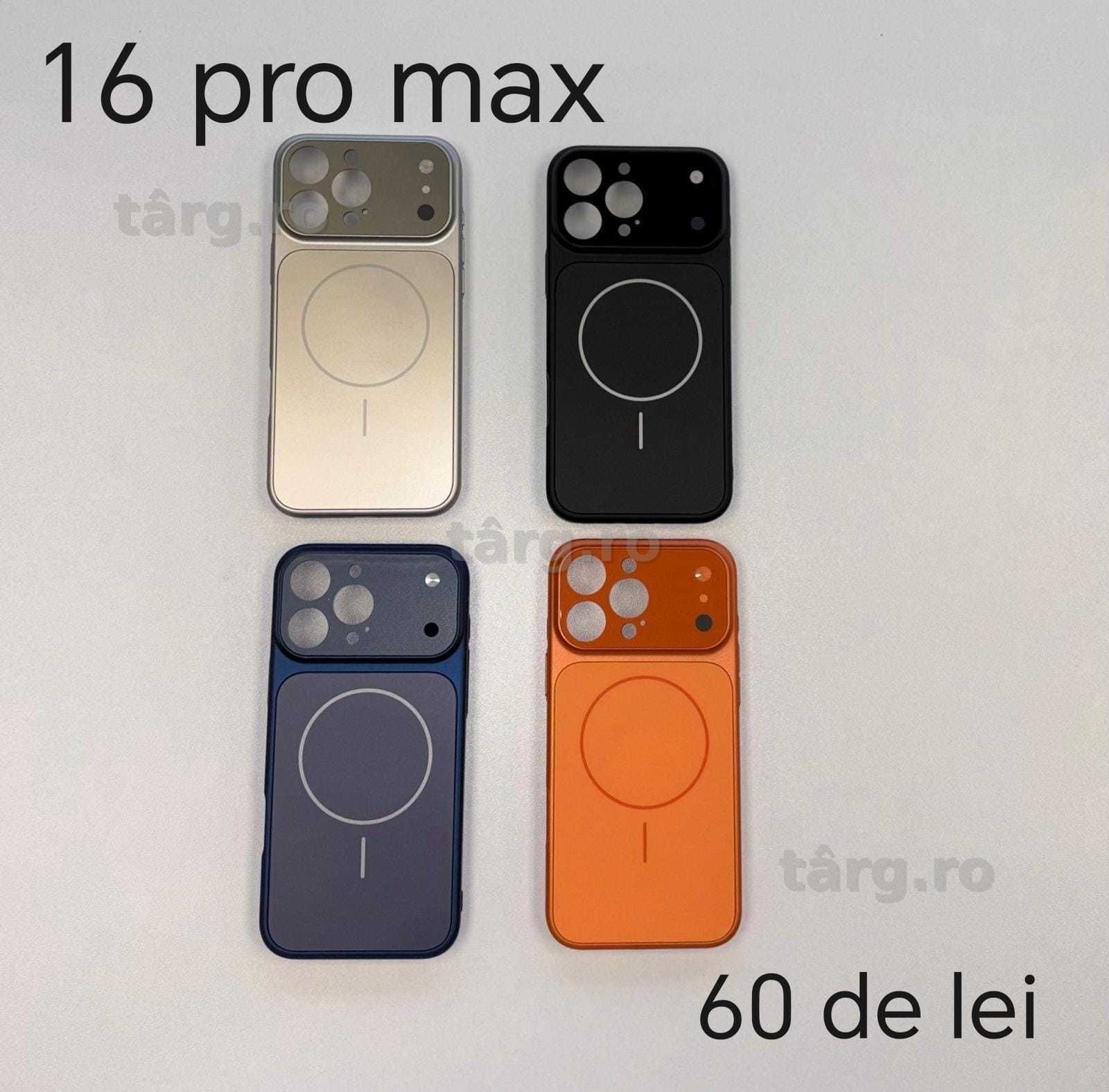 Huse, Folii, Cabluri iPhone 16 Pro Max - Montaj gratuit folie