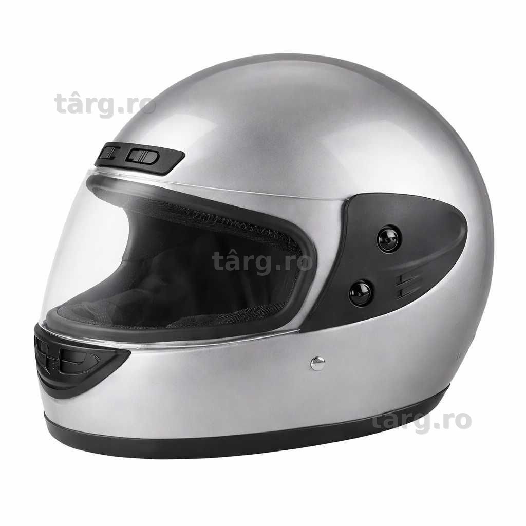 Casca Moto/Scuter/ATV, viziera detasabila, marime universala, Gri