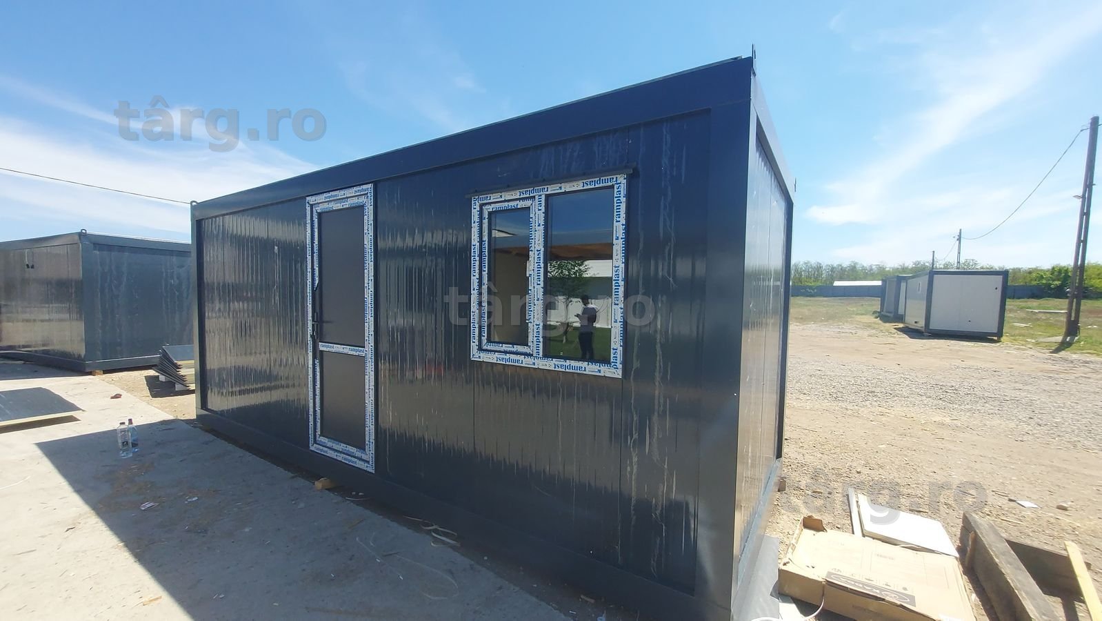 Vand container modular tip gri antracit