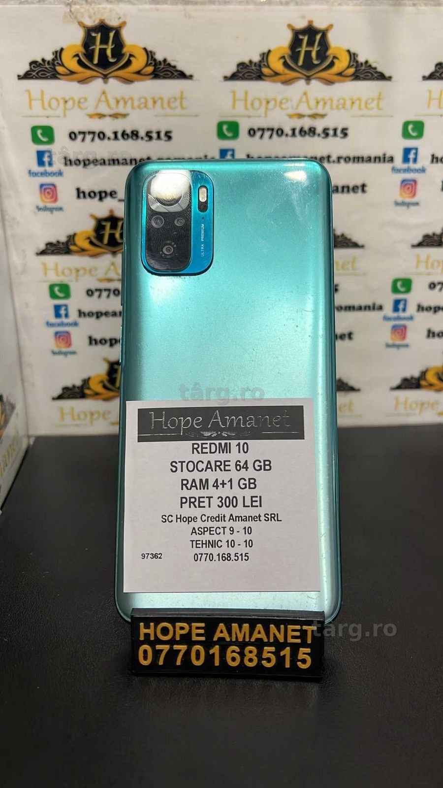 Hope Amanet P3 Redmi 10 Stocare 64 GB/ 4+1 GB RAM 2