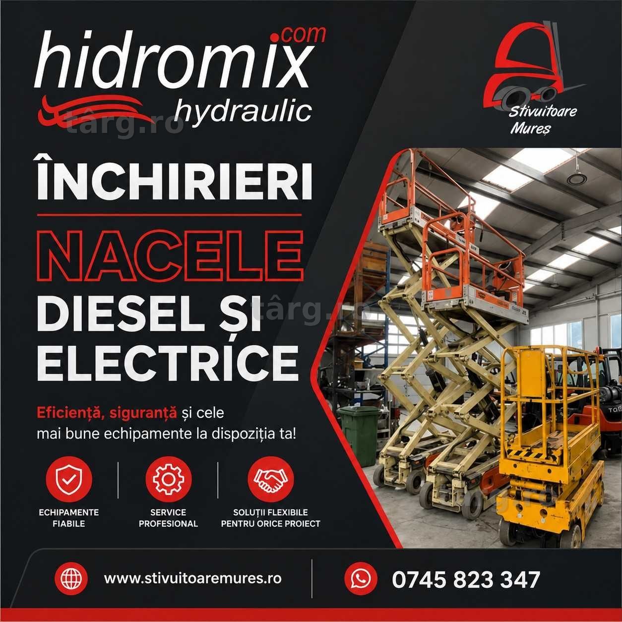 Inchirieri - de Inchiriat Nacele tip foarfeca