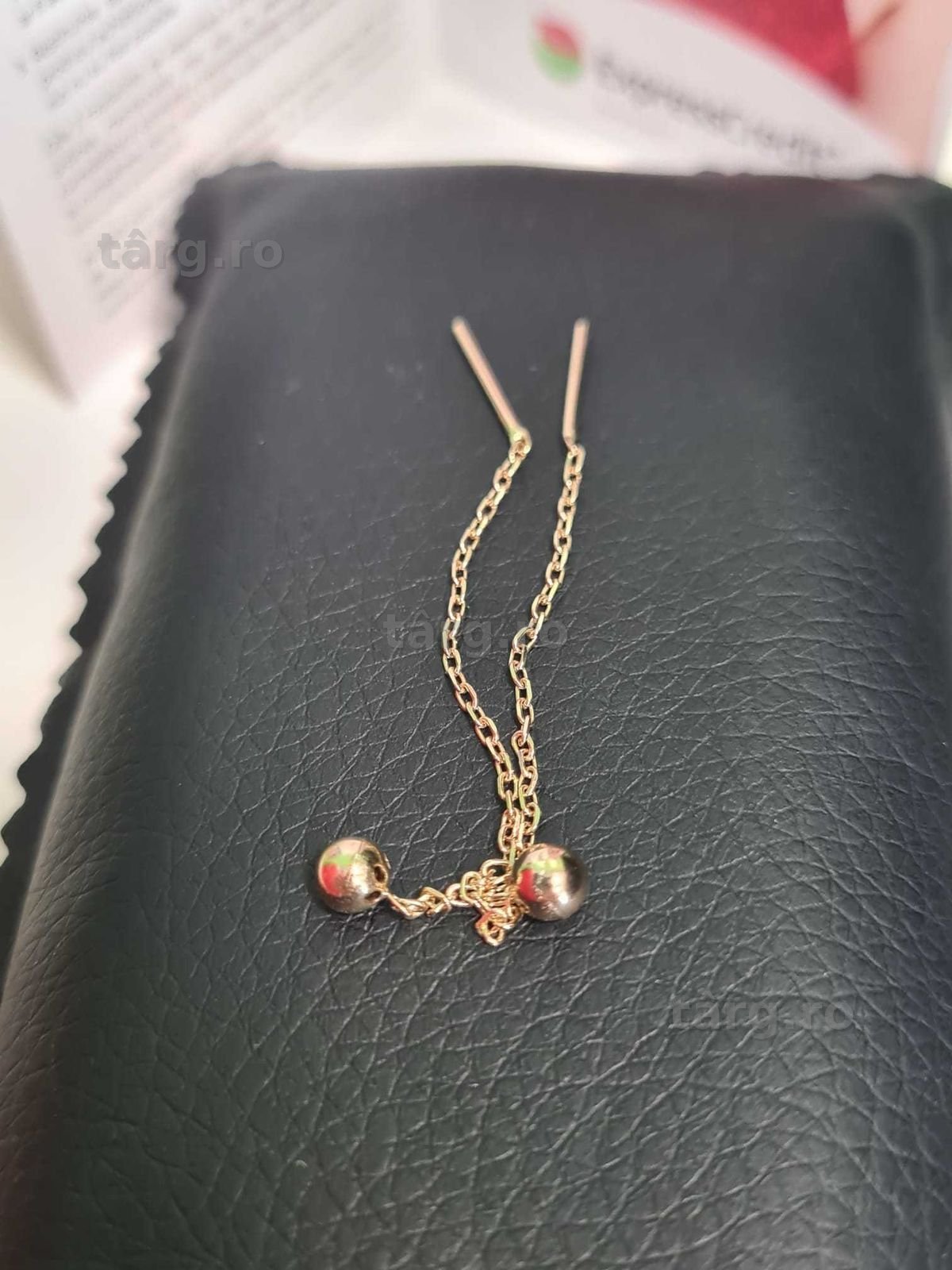 Cercei aur 14K 1,3g ( b.67734.1/ Ag2 Tudor) Garantie 2 ani!