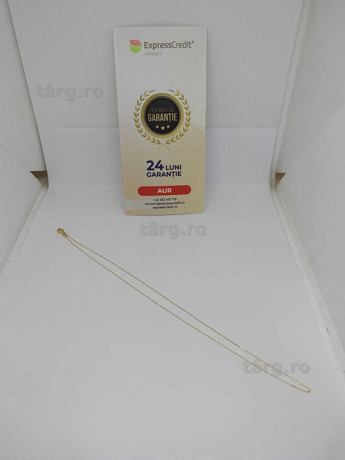 Lant aur 14k 0.88gr [35487.1/30 Pacurari 2] Garantie 2 ani!