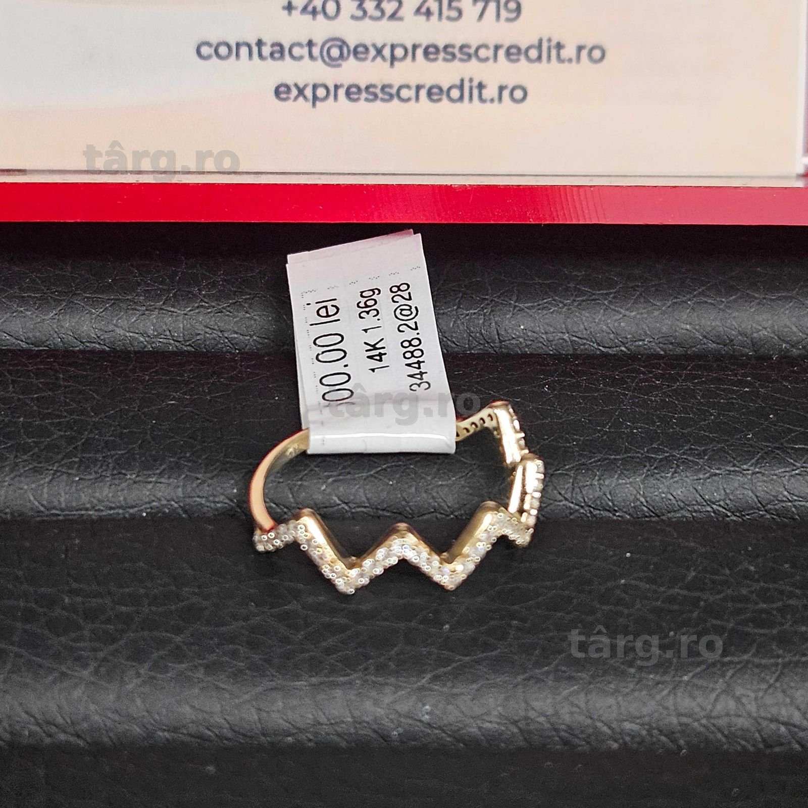 Inel Aur 14K - 1.36 grame / ( B34488.2 / Ag28 Doi Baieti ) 2