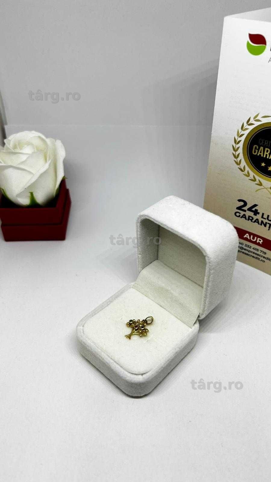 Pandantiv Aur 14K 0.85g (AG1 Alexandru B54191.2) - Garantie 2 ani! 2