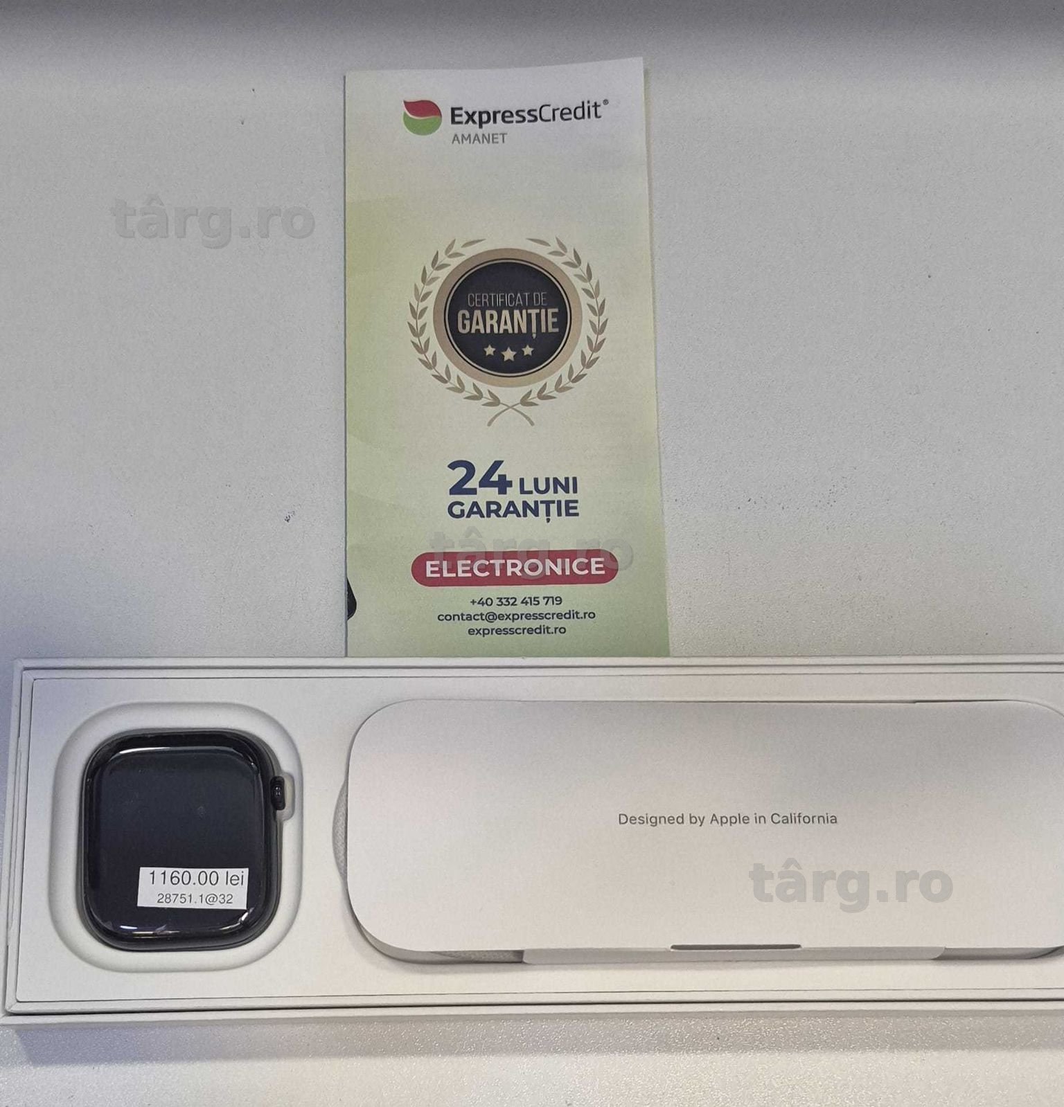 Apple Watch Series 10 GPS 46mm  (AG32 B28751.1) 2 ANI GARANTIE