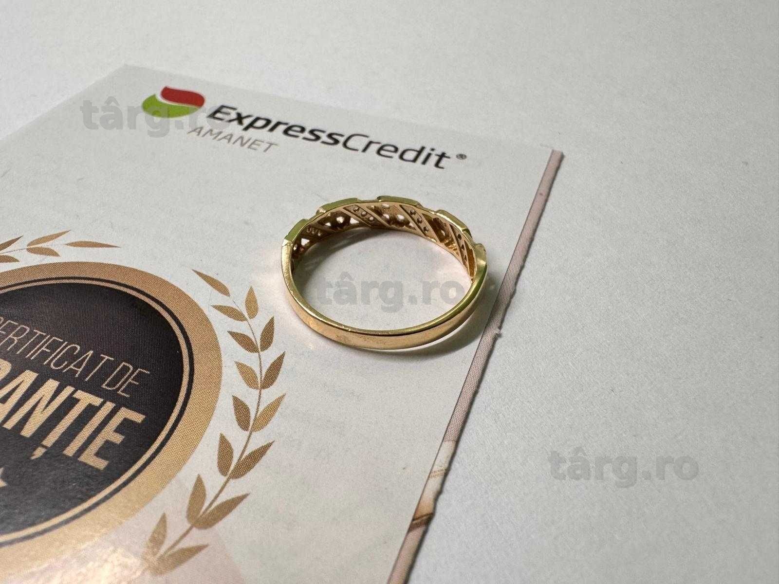 Inel aur 14K 1.53g (B.61650 Tatarasi) Garantie 2 ani 2