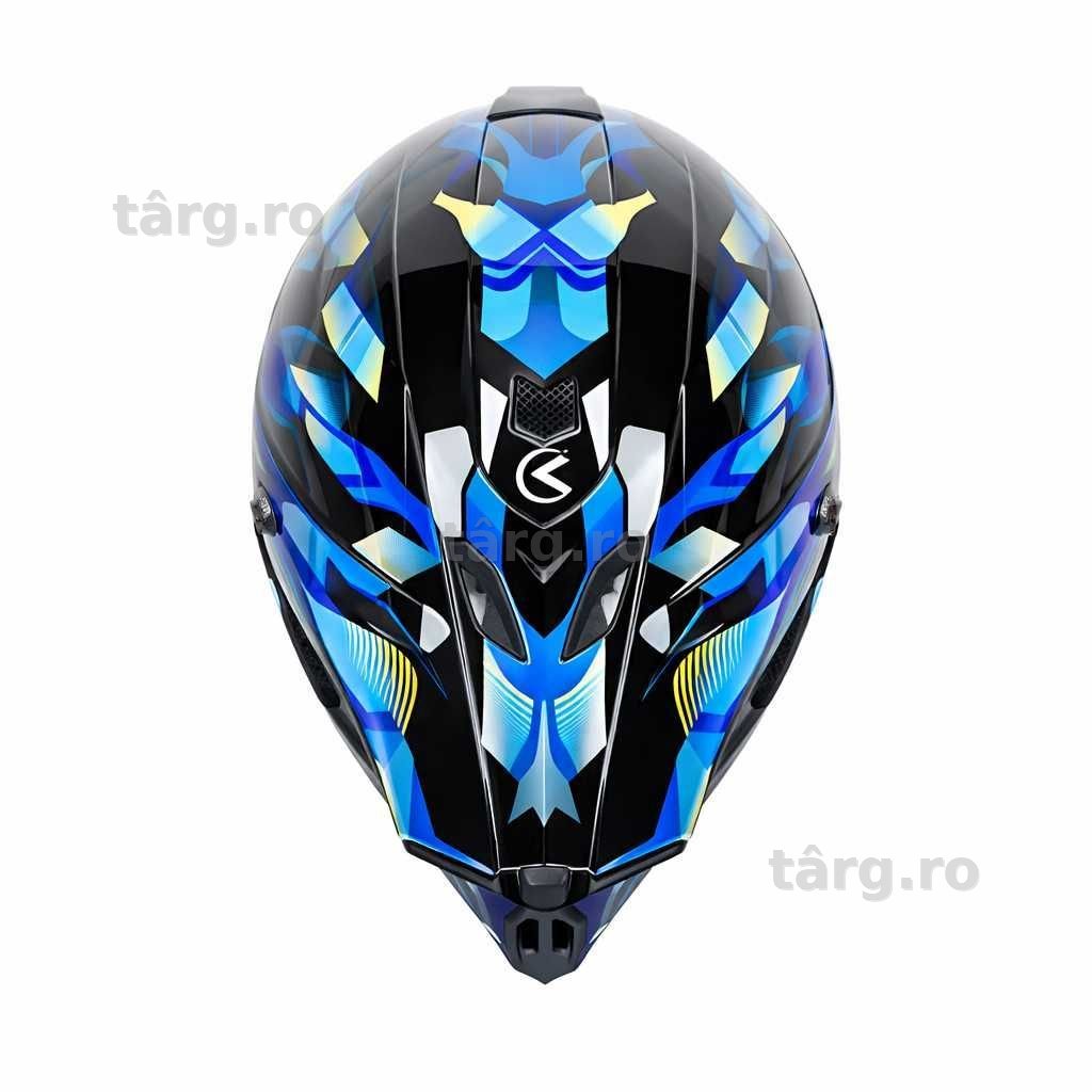 Casca Moto Enduro Cross ATV - S / M / L / XL - Albastru 7