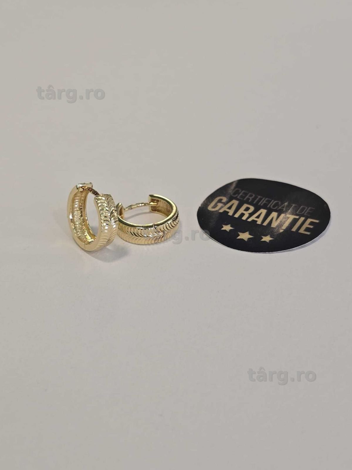 Cercei aur 14 K, 2.14 gr. (ECA 39 / b18310.1) – Garantie 2 ani