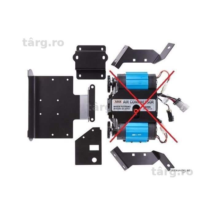 Kit montare compresor ARB Twin sub scaun pasager la Jeep JL si JT