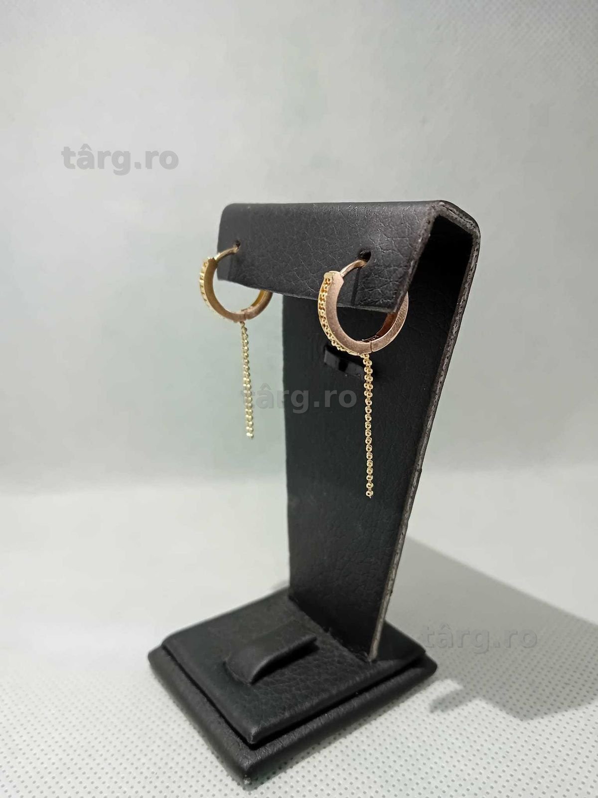 Cercei Aur 14K (Ag18 Tutora b.28124) Garantie 2 ani! 2