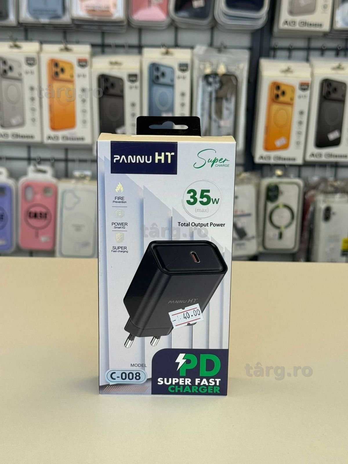 Adaptor de priza USB C, incarcare rapida 35w
