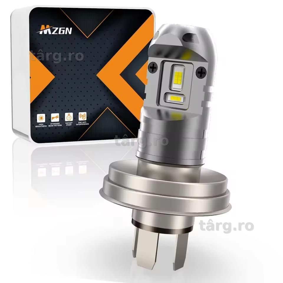 Bec led Ba20D / P45T / R20 / H4 24000Lumeni-200W