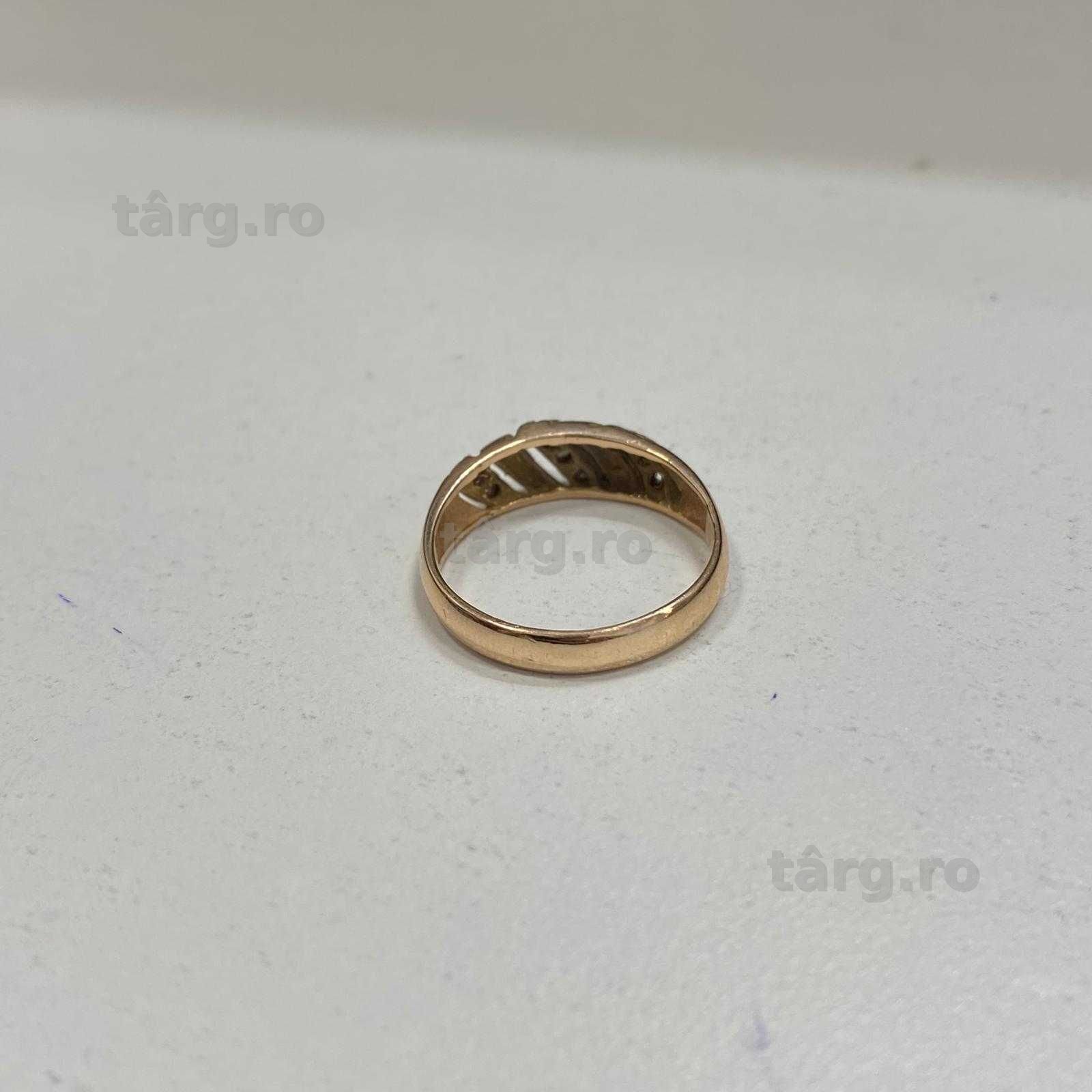 (AG13) Inel aur 14K 3.31 g (b.55852.5) Garantie 2 ani! 2