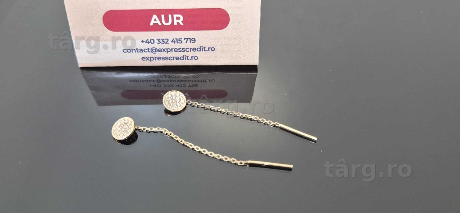(AG46) Cercei aur 14K B.4786