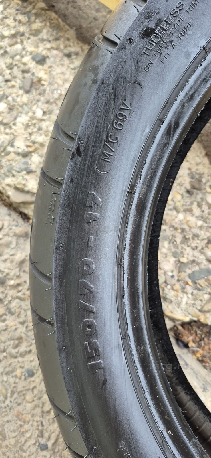 O anvelopa moto ca noua Michelin 150/70-17M/C. 5