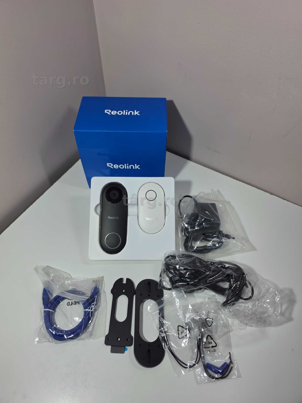 Sonerie Videointerfon Reolink D340W, WiFi, vedere nocturna, camera 5MP