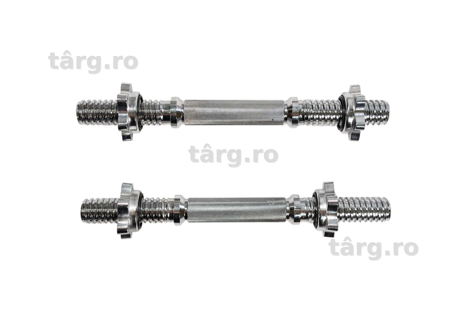 Set de 2 gantere de 35 cm cu piulite 30/31mm