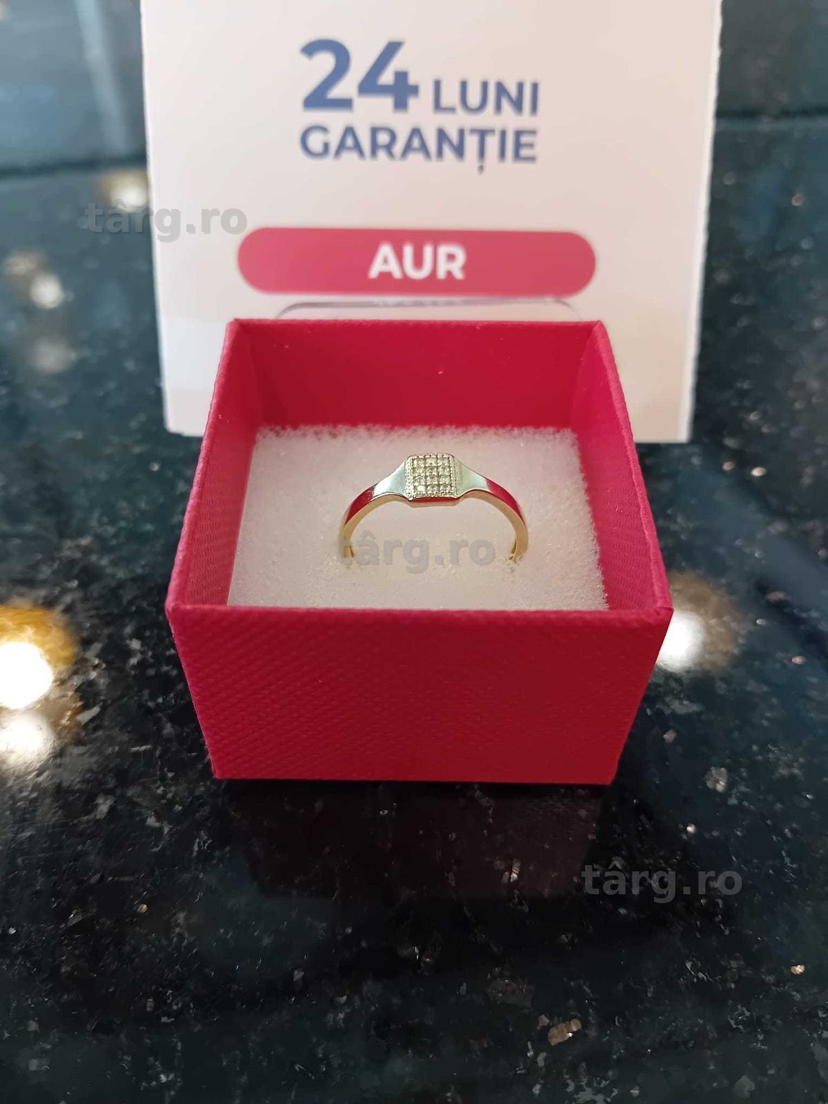 Inel aur 14k 1.64g  marimea 15/55 (Iulius Mall)(B-407.2) Garantie 2 ani! 2