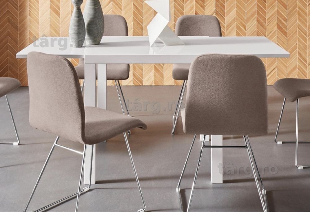 Masă extensibilă lemn masiv , 80-160 cm