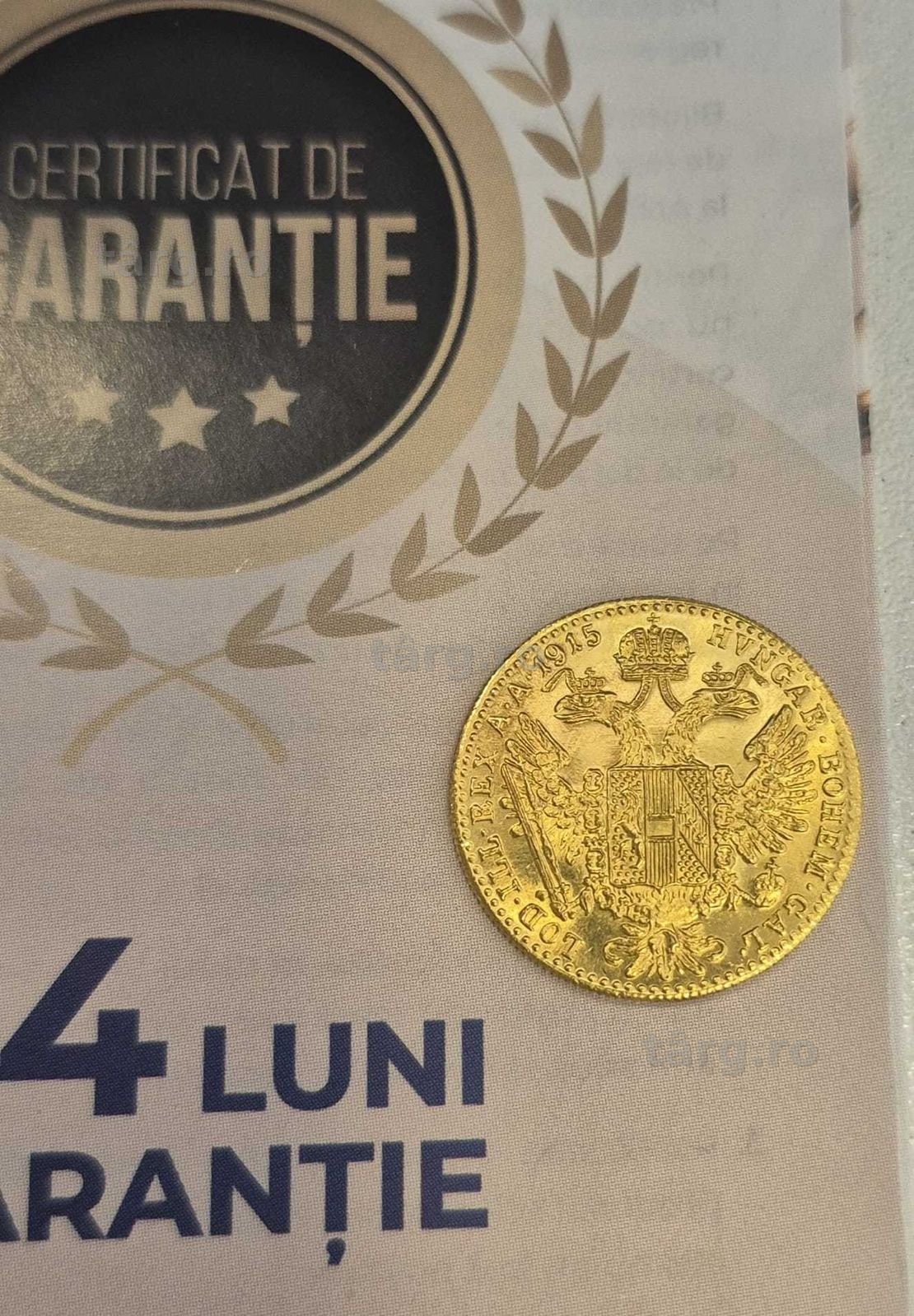 Moneda din aur (AG32 B28619.1) 2 ANI GARANTIE! 2