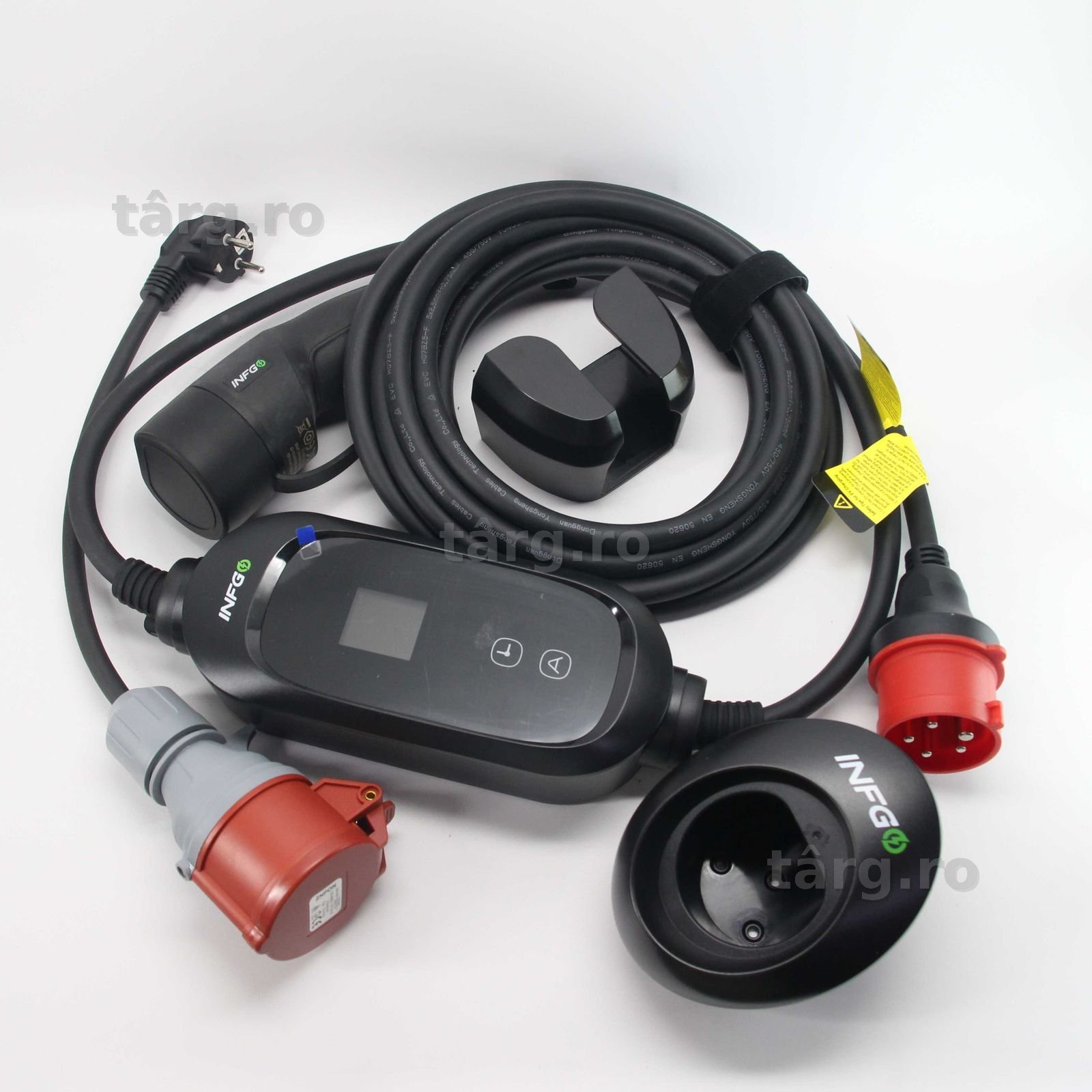 Cablu Incarcare Auto INFG Type 2 - Priza - 11 Kw / 16 A - Amanet FRESH Galati