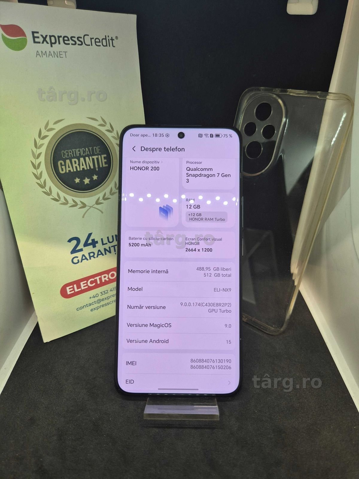 Honor 200  (AG24 Harlau B.49061/11) Garantie 2 ani! 2